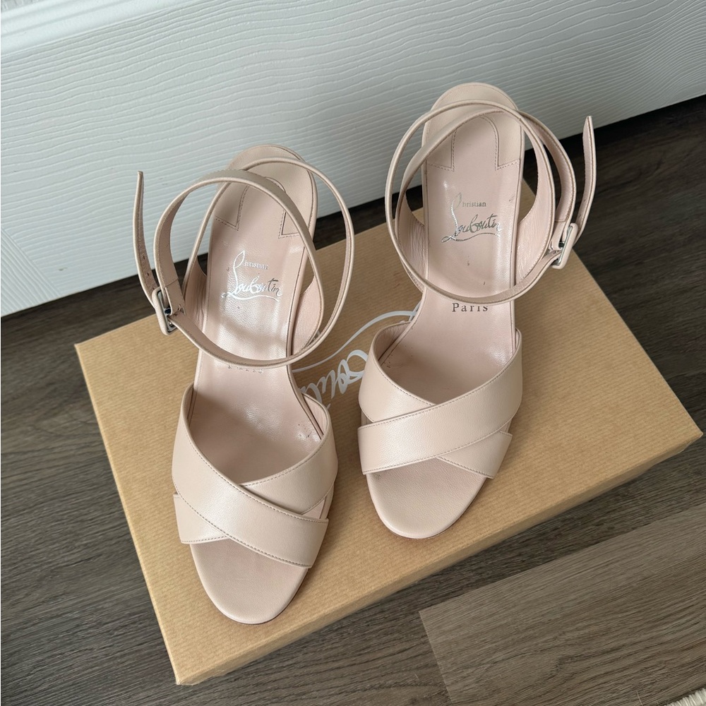 Christian Louboutin Mariza 85 Leather Sandals